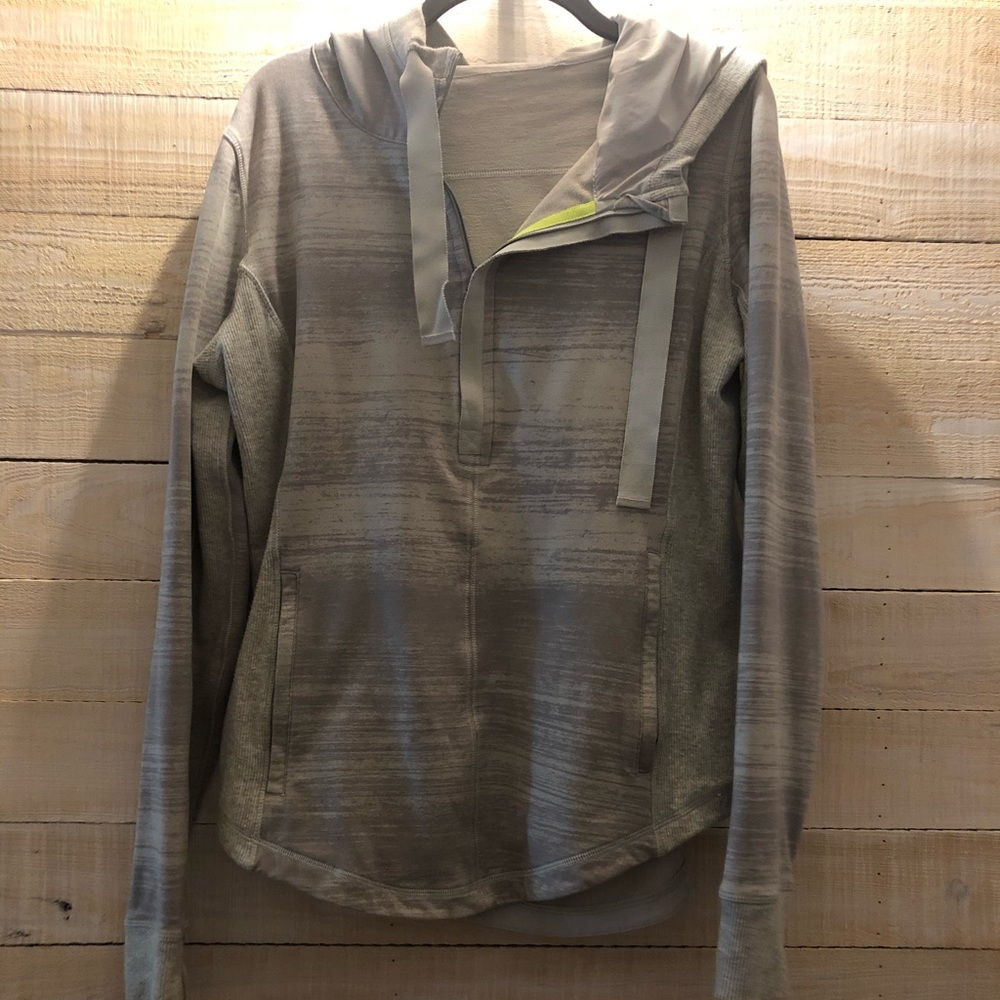 Grey Lululemon Half-Zip Sweatshirt